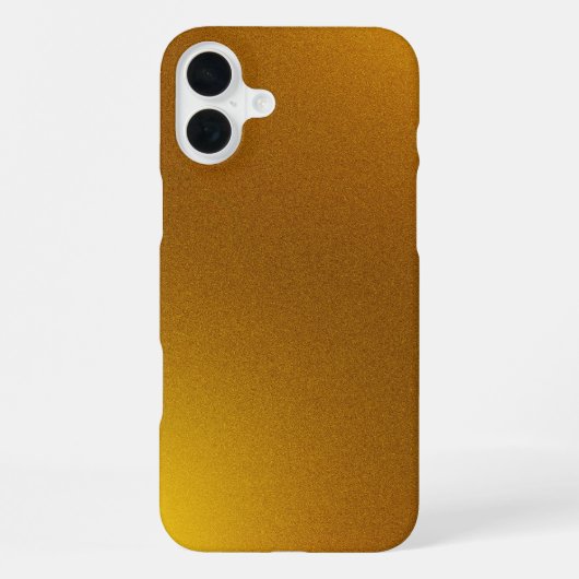 Coque iPhone 16 Plus Couleur dorée dégradante (Verso)