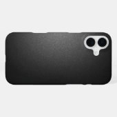 Coque iPhone 16 Plus Couleur noire dégradée (Verso Horizontal)