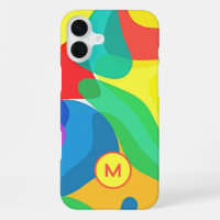 Couleurs de cirque brillantes Motif Monogramme