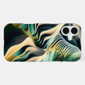 Coque iPhone 16 Plus Courants Topographiques (Verso Horizontal)