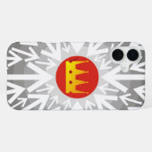 Coque iPhone 16 Plus Couronne dorée (Verso Horizontal)