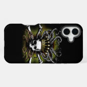 Coque iPhone 16 Plus Crâne de calmar roi (Verso Horizontal)