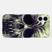 Coque iPhone 16 Plus Crâne effrayant (Verso Horizontal)