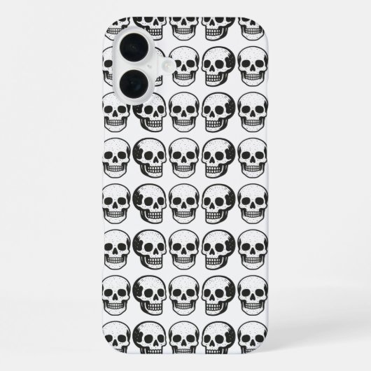 Coque iPhone 16 Plus Crânes (Verso)