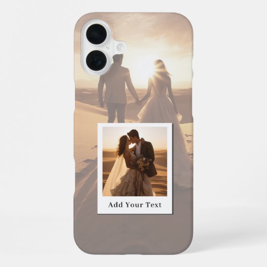 Coque iPhone 16 Plus Create Your Own 2 Photo with Name (Verso)