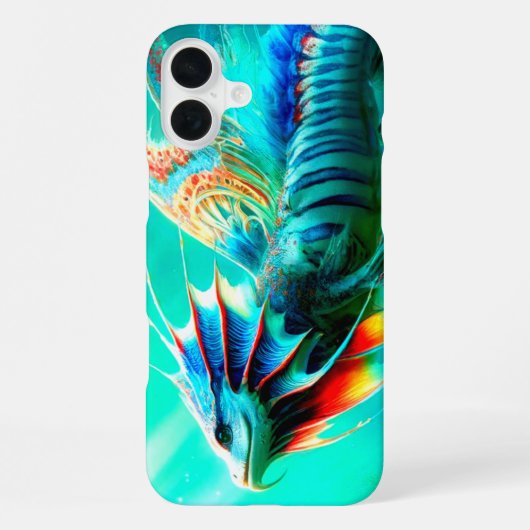 Coque iPhone 16 Plus Créature artistique (Verso)