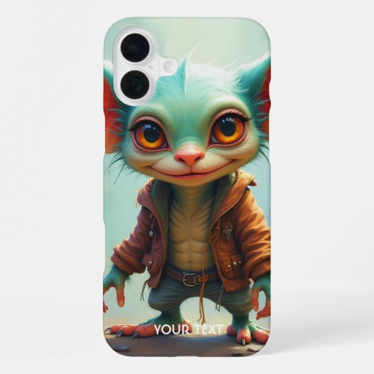 Coque iPhone 16 Plus Créature de fantasy petite mignonne adorable (Verso)