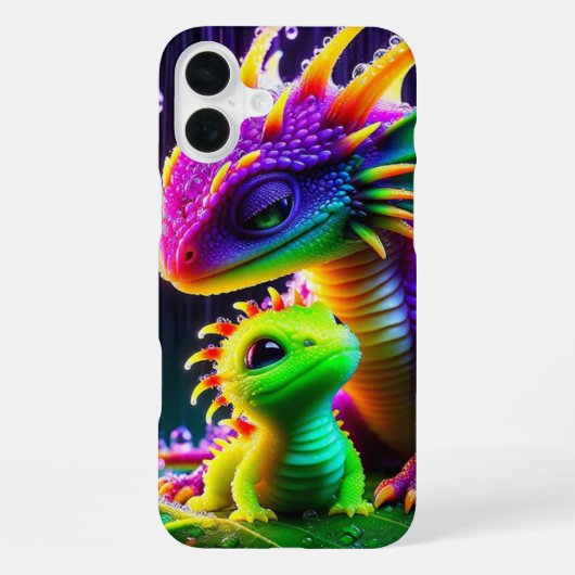 Coque iPhone 16 Plus Créatures Imaginaires (Verso)