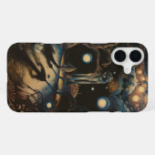 Coque iPhone 16 Plus Creepy - Murmures dans le Vide (Verso Horizontal)