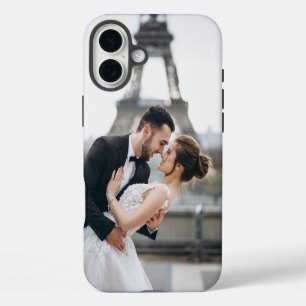 Coque iPhone 16 Plus Créez Votre Propre Photo Mariage Amour Romantique
