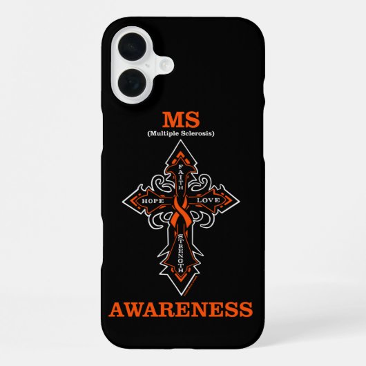 Coque iPhone 16 Plus Cross/Warrior...MS (Verso)
