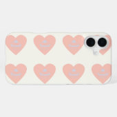 Coque iPhone 16 Plus cupcake blanc rose (Verso Horizontal)