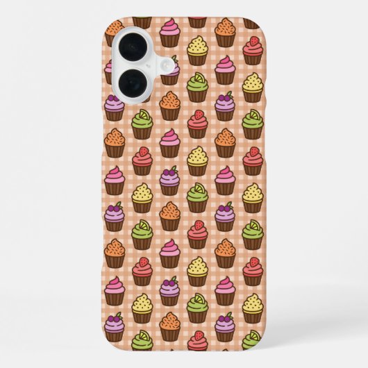 Coque iPhone 16 Plus Cupcakes (Verso)