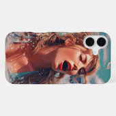 Coque iPhone 16 Plus Dame chantante (Verso Horizontal)