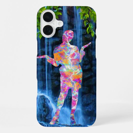 Coque iPhone 16 Plus Danse avec la nature (Verso)