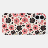 Coque iPhone 16 Plus Danse en fleurs gras (Verso Horizontal)