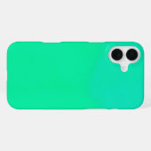 Coque iPhone 16 Plus Dégradé de vert de printemps (Verso Horizontal)