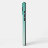 Coque iPhone 16 Plus dégradé de vert menthe (Côté gauche)