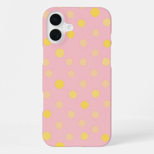 Coque iPhone 16 Plus Délice à pois  (Verso)