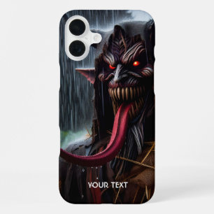 Coque iPhone 16 Plus Démon Mignon Fantastique Langue Rouge