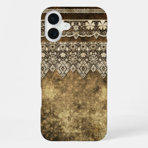 Coque iPhone 16 Plus Dentelle vintage