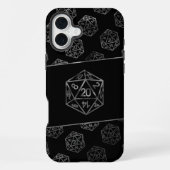 Coque iPhone 16 Plus Dés RPG | Imaginaire Old School Tabletop Retro Gam (Verso)