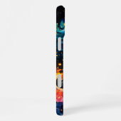 Coque iPhone 16 Plus Design d'espace artistique (Côté droit)