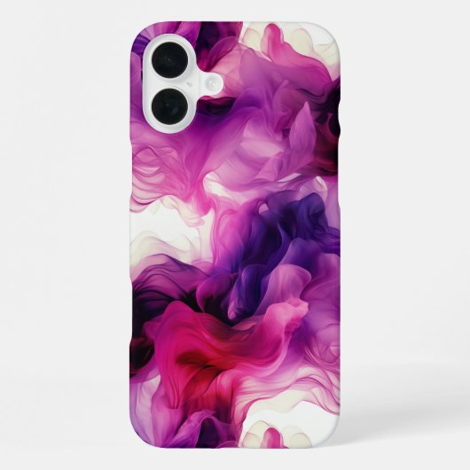 Coque iPhone 16 Plus Design rose Artsy (Verso)