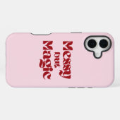 Coque iPhone 16 Plus désordonné mais magique (Verso Horizontal)