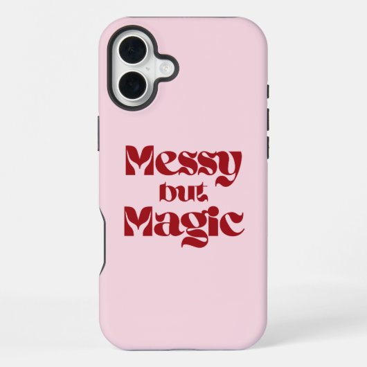 Coque iPhone 16 Plus désordonné mais magique (Verso)