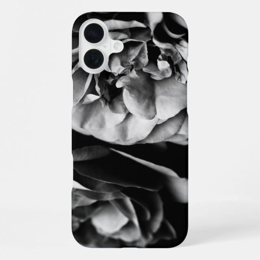 Coque iPhone 16 Plus deux roses (Verso)