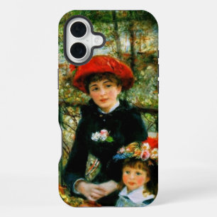 Coque iPhone 16 Plus Deux Sœurs sur la terrasse par Renoir