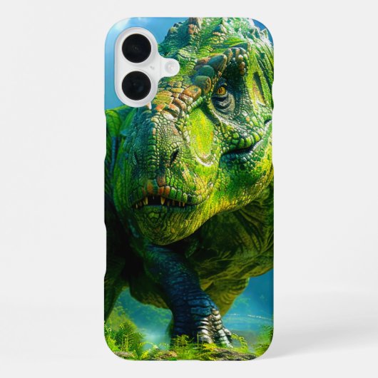Coque iPhone 16 Plus Dinosaure (Verso)
