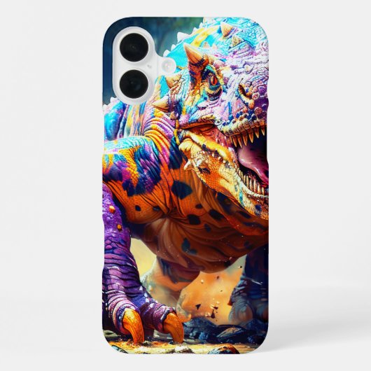 Coque iPhone 16 Plus Dinosaure (Verso)