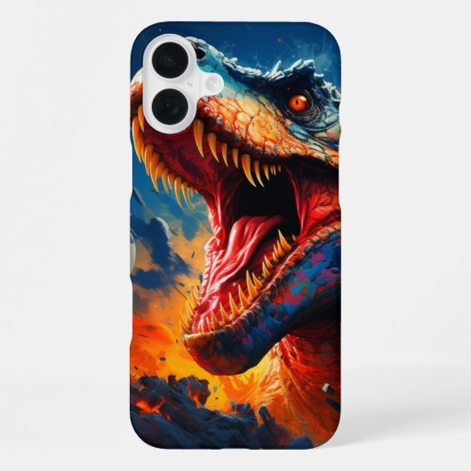 Coque iPhone 16 Plus Dinosoaur (Verso)