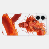 Coque iPhone 16 Plus Dragon de Feu Rouge Art | Conception de Dragon de  (Verso Horizontal)