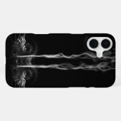 Coque iPhone 16 Plus Dragon Noir Fumée (Verso Horizontal)