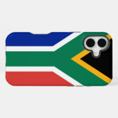 Coque iPhone 16 Plus Drapeau Afrique du Sud (Verso Horizontal)