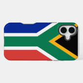 Coque iPhone 16 Plus Drapeau Afrique du Sud (Verso Horizontal)