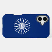 Coque iPhone 16 Plus Drapeau de Buffalo, New York (Verso Horizontal)