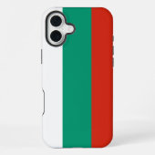 Coque iPhone 16 Plus Drapeau de Bulgarie (Verso)