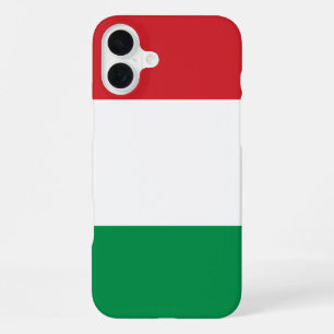 Coque iPhone 16 Plus Drapeau de la Hongrie