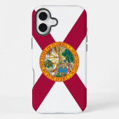 Coque iPhone 16 Plus Drapeau de l'État de Floride (Verso)