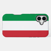 Coque iPhone 16 Plus Drapeau de l'Italie (Verso Horizontal)