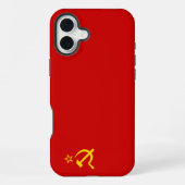 Coque iPhone 16 Plus Drapeau de l'URSS (Verso)