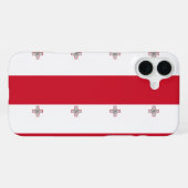 Coque iPhone 16 Plus Drapeau de Malte Personnalisable (Verso Horizontal)