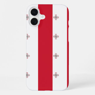 Coque iPhone 16 Plus Drapeau de Malte Personnalisable