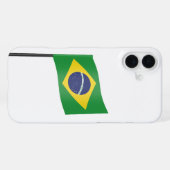 Coque iPhone 16 Plus Drapeau du Brésil (Verso Horizontal)