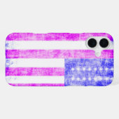 Coque iPhone 16 Plus Drapeau États-Unis (Verso Horizontal)