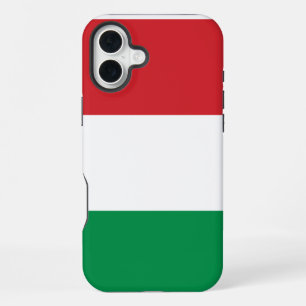 Coque iPhone 16 Plus Drapeau Hongrie
